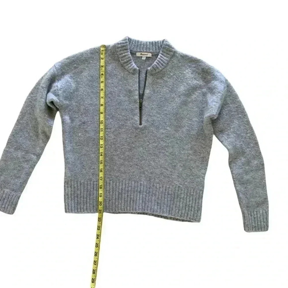 Madewell York Half-Zip Pullover Sweater XS - Picture 5 of 8